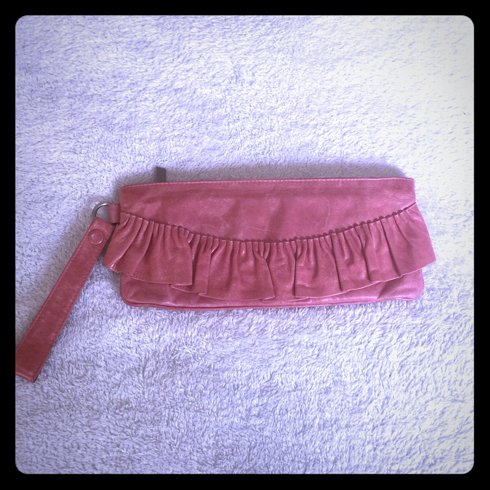 Pink Genuine Hobo International Clutch
